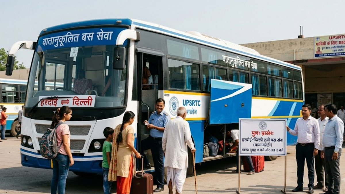  फिर शुरू हुई हरदोई-दिल्ली एसी बस सेवा, मई में बंद हुआ था संचालन
