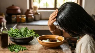 बालों की ग्रोथ के लिए कड़ी पत्ता तेल