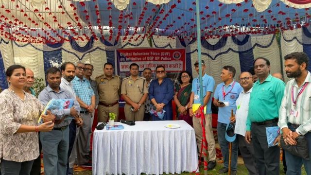 गाजियाबाद: कांवड़ यात्रा में पुलिस की मददगार बनी डिजिटल वालंटियर फोर्स, कनावनी में सेवा शिविर शुरू