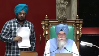 पंजाब विधानसभा में मौजूद स्पीकर कुलतार सिंह संधवां।