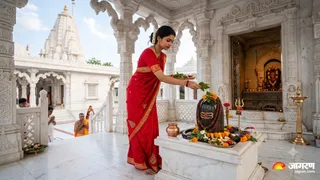 शिवलिंग पर क्या चढ़ाने से क्या लाभ मिलता है बेलपत्र से लेकर केसर तक जानें महत्व (Picture Credit: AI Generated)