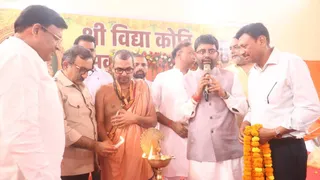 पंचकूला में श्री विद्या कोटि कुमकुमार्चन महायज्ञ शुरू। फोटो जागरण