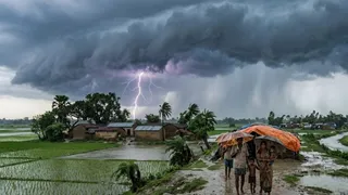 बिहार का मौसम ( एआई जेननेटेड तस्वीर )
