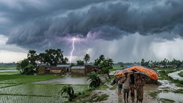 Bihar Weather Update: बिहार के 9 जिलों में भारी बारिश और बिजली गिरने की चेतावनी, 4 दिनों तक बरसेंगे बादल