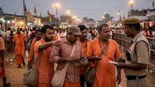 श्रावणी मेले में कांवड़ियों को निशाना बना रहे चोर ( एआई जेनरेटेड तस्वीर )
