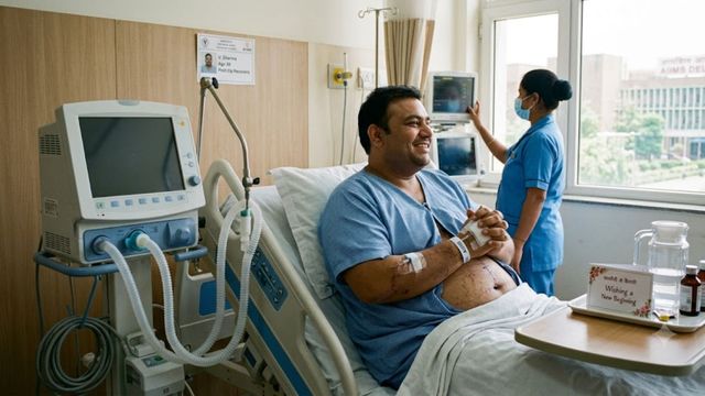 वजन 209 Kg, मशीन से लेनी पड़ रही थी सांस, अब एम्स दिल्ली में सर्जरी से मिली नई जिंदगी

