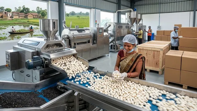 लोकल से ग्लोबल होगा बिहार का मखाना, इंटरनेशनल डिमांड पूरी करने के लिए बनेंगे हाईटेक 'पॉपिंग सेंटर'