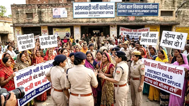 आंगनबाड़ी भर्ती: फर्जी आय प्रमाण पत्र से पाई नौकरी, संभल में 11 कार्यकर्ताओं पर लटकी तलवार
