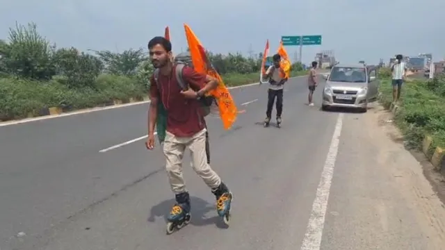 स्केटिंग के पहियों पर भारत दर्शन, सीतामढ़ी के रजनीश-जयप्रकाश तय करेंगे 20000 KM का सफर
