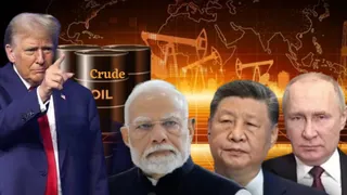 अमेरिका रूस से तेल खरीदने पर 100% टैरिफ की धमकी।