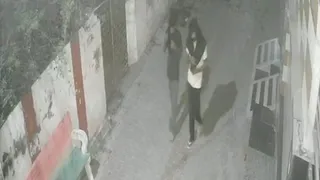 सीसीटीवी में दिखे संदिग्ध।