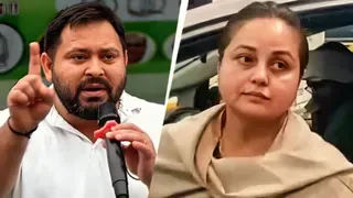 तेजस्वी यादव और रोहिणी आचार्य। (फाइल फोटो)