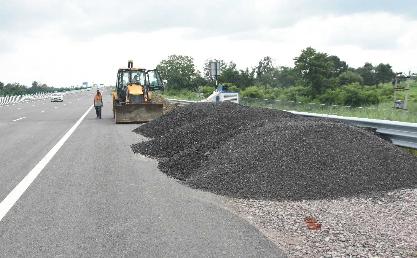 Lucknow Kanpur Expressway Damage Lucknow Kanpur Expressway Damage