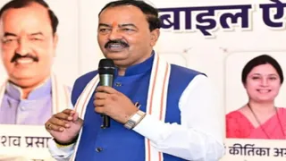 fsfsfsfsf प्रयागराज में बोलते उप मुख्यमंत्री केशव प्रसाद मौर्य। सौ. सूचना विभाग