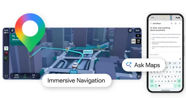 Google Maps का नया AI अपडेट: अब हिंदी में पूछें सवाल, Gmail और लाइव बस-मेट्रो की भी मिलेगी जानकारी