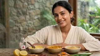 चिपचिपी स्किन के लिए 5 मिनट के DIY फेस पैक्स (Image Source: AI Generated)