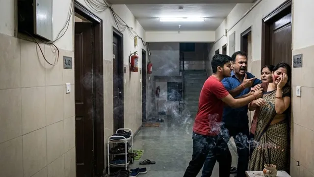 नोएडा: अगरबत्ती के धुएं को लेकर पड़ोसियों में बवाल, बाप-बेटे ने की मां-बेटी की पिटाई