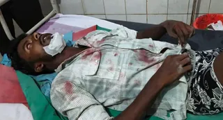 घायल को सीएचसी से जिला अस्पताल पडरौना किया गया रेफर। जागरण
