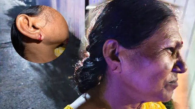 गाजियाबाद में बुजुर्ग महिला के कान से कुंडल नोंचकर भागा बदमाश, CCTV में कैद हुई वारदात?