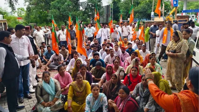 प्रधानमंत्री मोदी पर आपत्तिजनक टिप्पणी को लेकर हिमाचल में बवाल, भाजपा ने घेरा हरोली पुलिस थाना