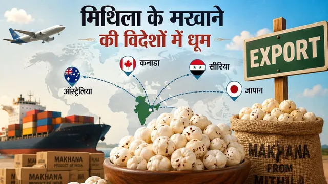 ऑस्ट्रेलिया से कनाडा-जापान तक मिथिला की मिट्टी की खुशबू, किसानों को मिला बड़ा फायदा