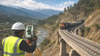 जम्मू-कश्मीर में पुंछ तक नई रेललाइन का फाइनल सर्वे पूरा, सीमावर्ती क्षेत्रों को मिलेगा मजबूत रेल संपर्क।