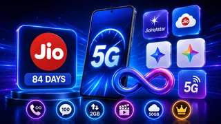 Jio के 859 रुपये वाले प्लान के बारे में जानें। Photo- ChatGPT.