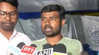छात्र नेता रवींद्र पासवान। (वीडियो ग्रैब)