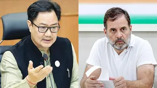 राहुल-रिजिजू के बीच जुबानी जंग तेज। (फाइल)