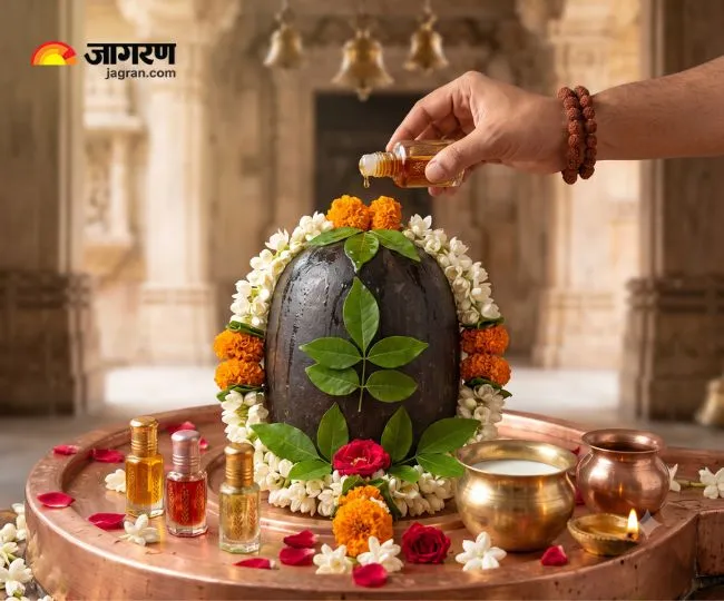 benefits of offering natural ittar on shivling in shravan maas