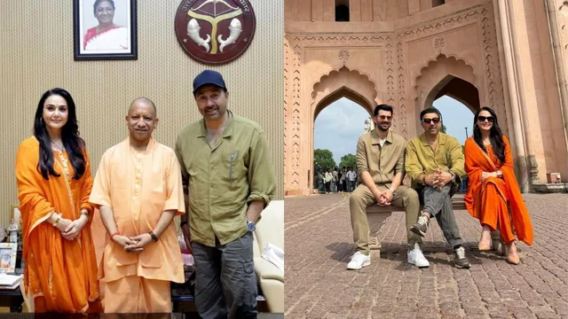 ‘बटवारा 1947’ के प्रमोशन के लिए राजधानी लखनऊ पहुंचे सनी देओल और प्रीति जिंटा, सीएम योगी से भी की मुलाकात
