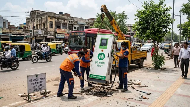 दिल्ली में हटेंगे फुटपाथ पर बने EV चार्जिंग स्टेशन, सरकार की नई नीति से सुधरेगा इंफ्रास्ट्रक्चर
