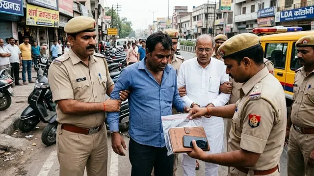 घूस लेते LDA इंजीनियर के साथ गिरफ्तार बिचौलिए से मोबाइल और डायरी बरामद, अवैध वसूली नेटवर्क का खुलासा
