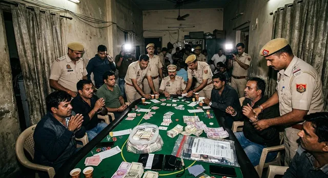 दिल्ली में जुए के बड़े रैकेट का पर्दाफाश, 22 गिरफ्तार; 6.20 लाख रुपये बरामद
