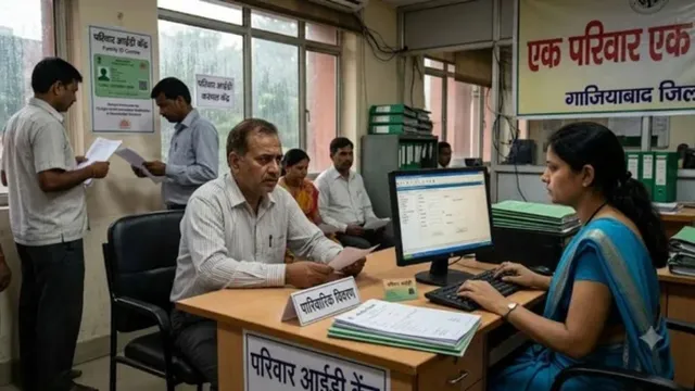 गाजियाबाद में फैमिली आईडी बनवाने की होड़, DM के वेतन रोकने के फरमान के बाद बढ़े आवेदन