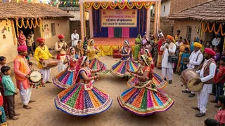 बुंदेलखंड का राई नृत्य (AI Generated Image)
