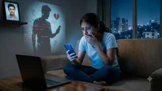 किराए पर ब्वॉयफ्रेंड वाला नया साइबर स्कैम (यह तस्वीर AI द्वारा बनाई गई है।)