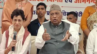 कांग्रेस के राष्ट्रीय अध्यक्ष मल्लिकार्जुन खरगे।