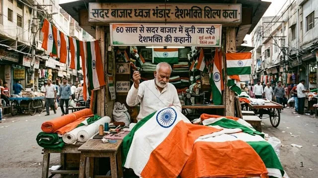 सुई-धागे से तिरंगे तक... 60 साल से सदर बाजार में बुनी जा रही देशभक्ति की कहानी
