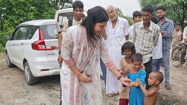 DM के अंदाज ने जीता दिल, प्रोटोकॉल को पीछे छोड़ बच्चों के बीच पहुंचीं कविता मीना; खिलाए बिस्किट
