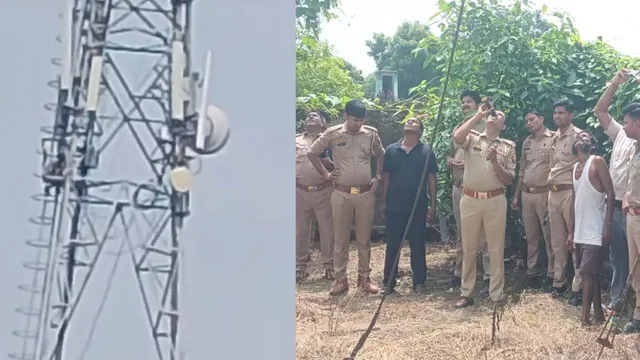 फतेहपुर में पुलिस के खौफ से मोबाइल टावर पर चढ़ा हिस्ट्रीशीटर, मौका पाकर हुआ फरार
