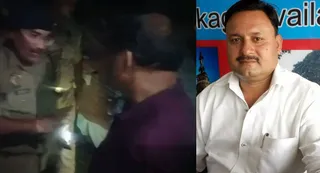 एसपी साउथ घटनास्थल पर मौजूद परिजनों को समझते हुए। जागरण