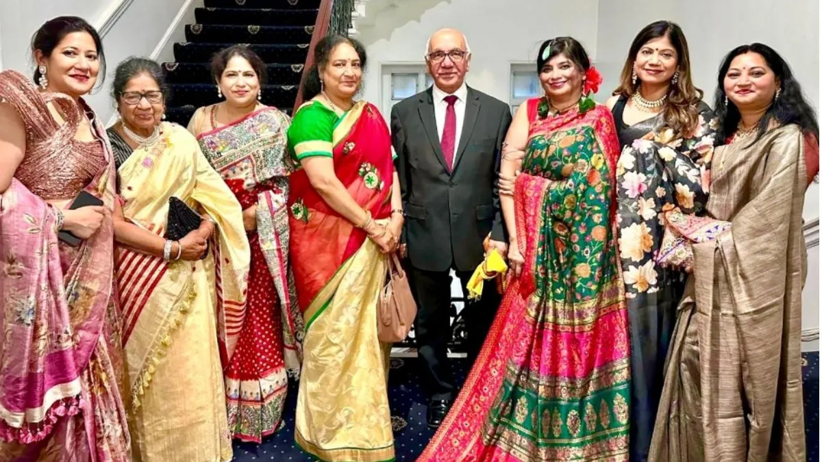 Bhagalpur Tussar Silk Shines at London Nehru Centre (1)