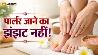 बिना पार्लर गए घर पर करें मैनीक्योर-पेडीक्योर (Image Source: AI-Generated)