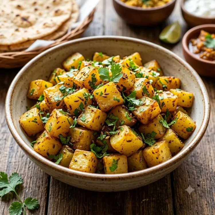 Halwai Style Dhaniya Aloo Recipe