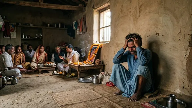 लखीसराय: पत्नी के नहीं आने से तनाव में था दयानंद, मां की तेरहवीं के दिन लगा ली फांसी
