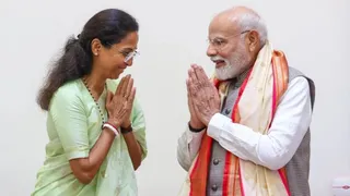 आठ सांसदों संग पीएम मोदी से मिलीं सुप्रिया सुले। (फाइल)