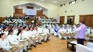 सीएम धामी ने की मुख्यमंत्री युवा विद्यार्थी मंथन की शुरुआत।