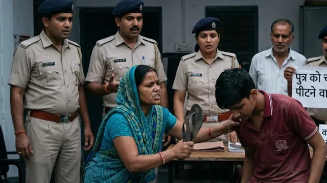 नैनीताल में बेटे ने दोस्त को पीटा तो मां ने कोतवाली में चप्पलों से कर दी पिटाई, कोचिंग के बाहर हुआ था दोनों में विवाद

