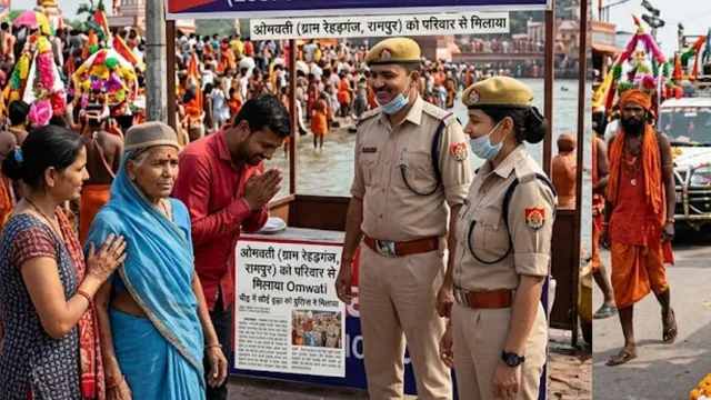 हरिद्वार पुलिस बनी मददगार, कांवड़ मेले में बिछड़ी यूपी की वृद्धा को परिवार से मिलाया